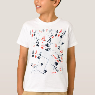 T-shirt "Deck of Destiny : Layered Aces in a Poker Shuffle