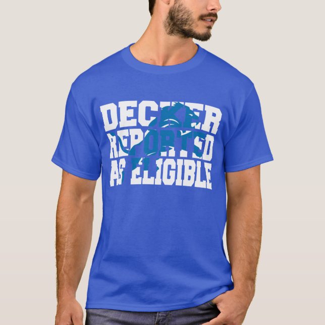 T-shirt décker déclaré admissible (Devant)