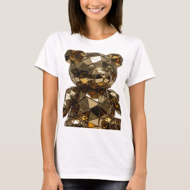 T-shirt Déclaration Argent ART ABSTRAIT Design v2 (Devant)