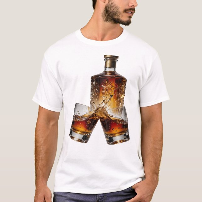 T-shirt Déclaration Argent WHISKY Art Porter (Devant)