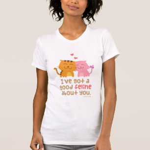 T-shirt Déclaration d'amour mignonne pour chat félin Pun H