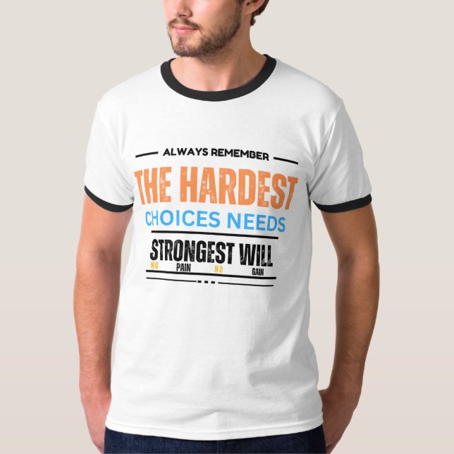T-shirt Déclaration d'autonomisation : Citation motivation (Devant)