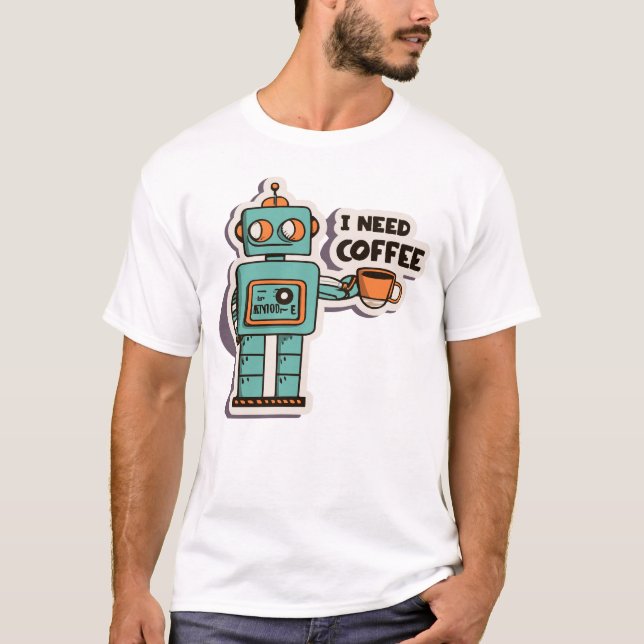 T-shirt Déclaration de café (Devant)