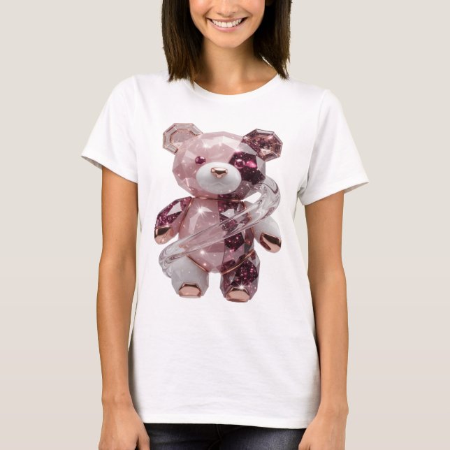 T-shirt Déclaration de conception d'art abstrait argent vi (Devant)