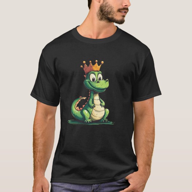 T-shirt Déclaration de dragon royal cracheur de feu pour a (Devant)