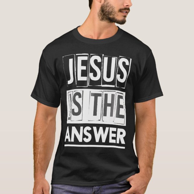 T-shirt Déclaration de Jésus Era pour un chrétien (Devant)