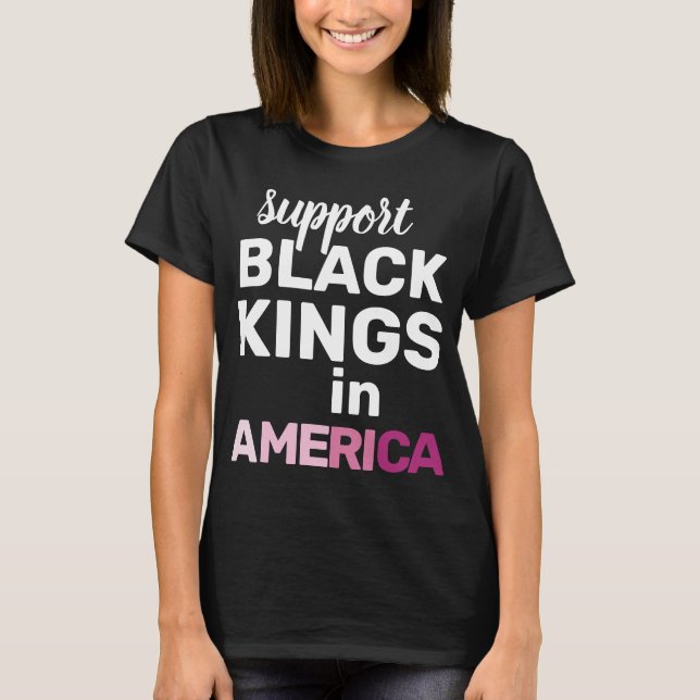 T-shirt Déclaration de protestation féministe Black Kings  (Devant)