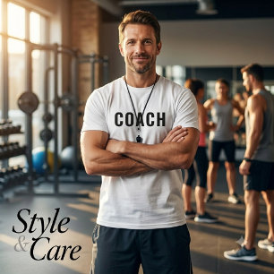 T-shirt Déclaration de texte COACH personnalisable