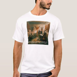 T-shirt Déclaration d'indépendance & Citation de Ben Frank