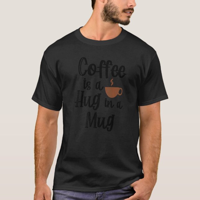 T-shirt Déclaration du cool Café Café Boisson Fatigué Café (Devant)