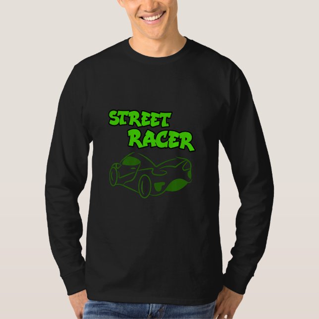 T-shirt Déclaration du cool Racing Automobile Driver Racer (Devant)