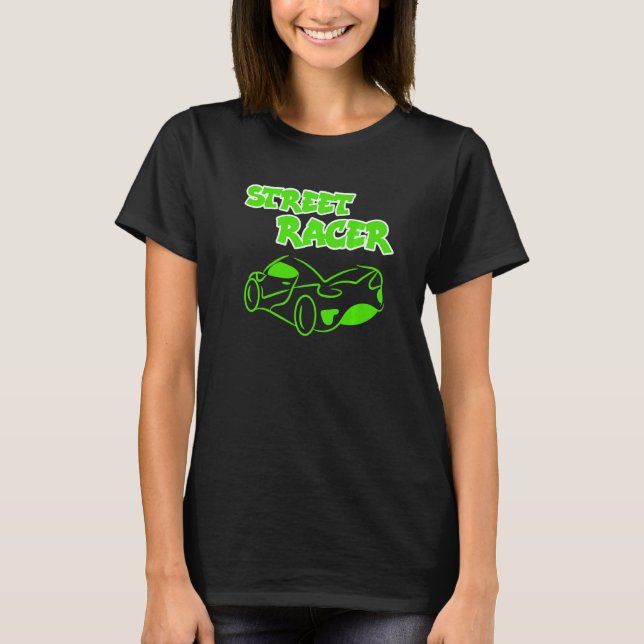 T-shirt Déclaration du cool Racing Automobile Driver Racer (Devant)