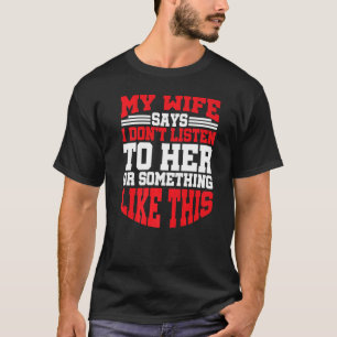 T-shirt Déclaration humoristique des hommes Couple Valenti