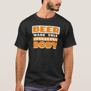 T-shirt Déclaration ivre de boisson amusante Bière Fête Fe