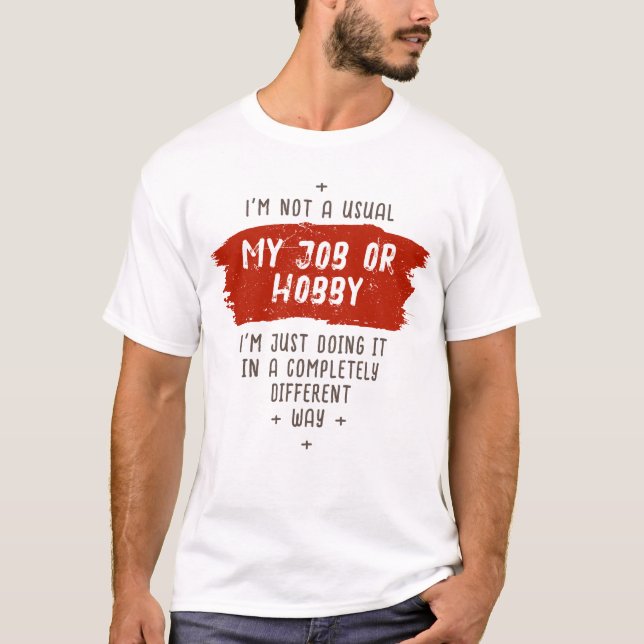 T-shirt Déclaration personnelle manuscrite Entièrement Cus (Devant)