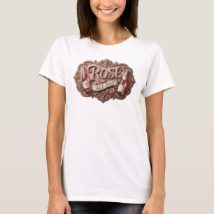 T-shirt Déclaration Rose ROS ALL DAY Déclaration Tee