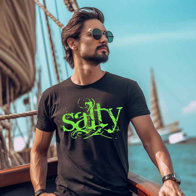 T-shirt Déclaration Salée (Créateur téléchargé)