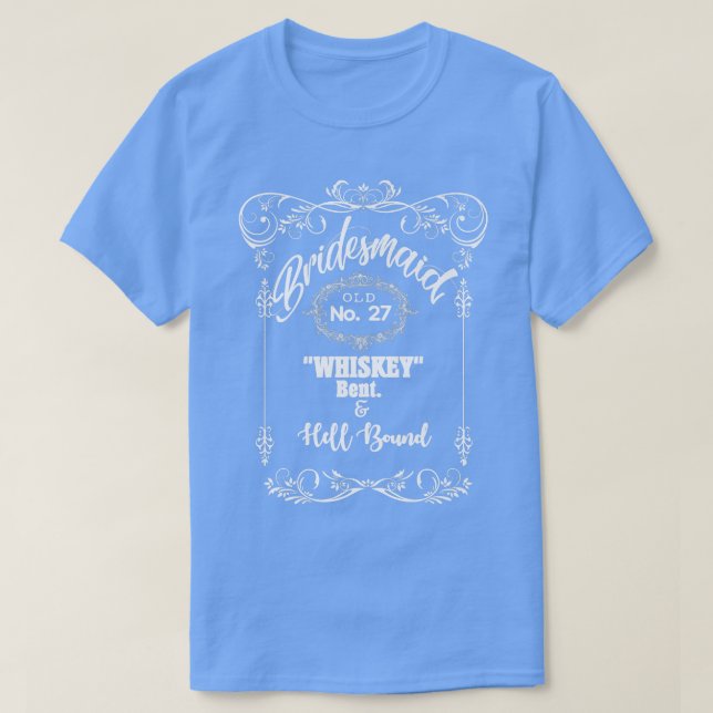 T-shirt Déclarations de célibataires à boire de mariage dr (Design devant)