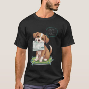 T-shirt Déclarer mon chien comme personne à charge Blague