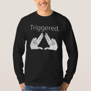 T-shirt Déclencher le mème de doigts déclencheur mème de d