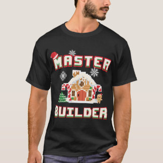 T-shirt Déco de construction de la maison de pain d'épice