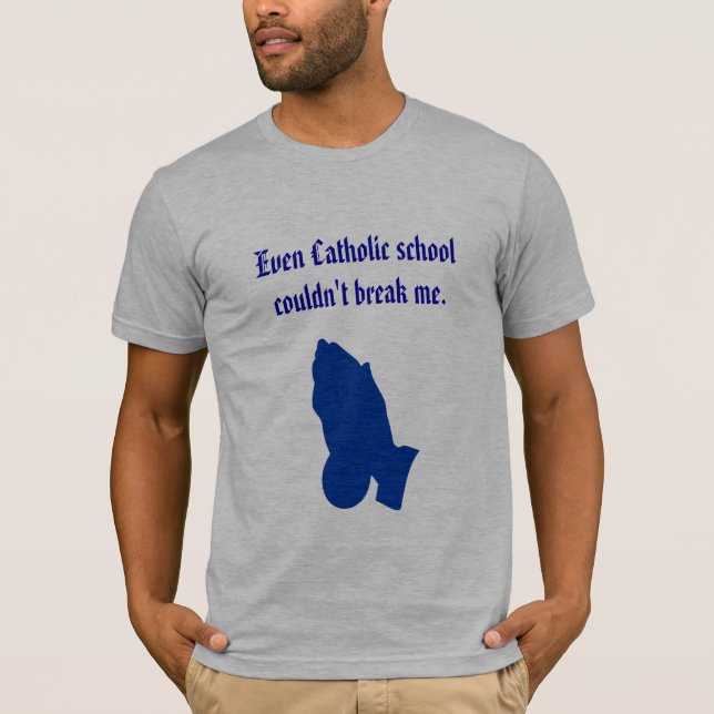 T-shirt d'école catholique (Devant)