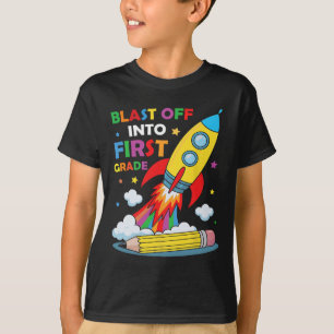 T-shirt Décollage en 1re année Premier jour d'école
