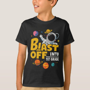 T-shirt Décoller en 1re année Premier jour d'école 1