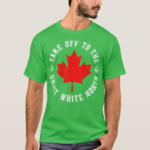 T-shirt Décollez pour le Grand Nord Blanc Hoser