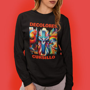 T-shirt DeColores Cursillo Brosse Rooster Cross Dove