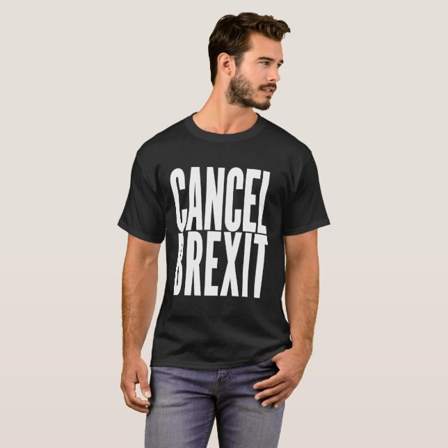 T-shirt Décommandez Brexit (Devant entier)