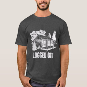 T-shirt Déconnecté Cabine    VieFunny Mountain Accueil C