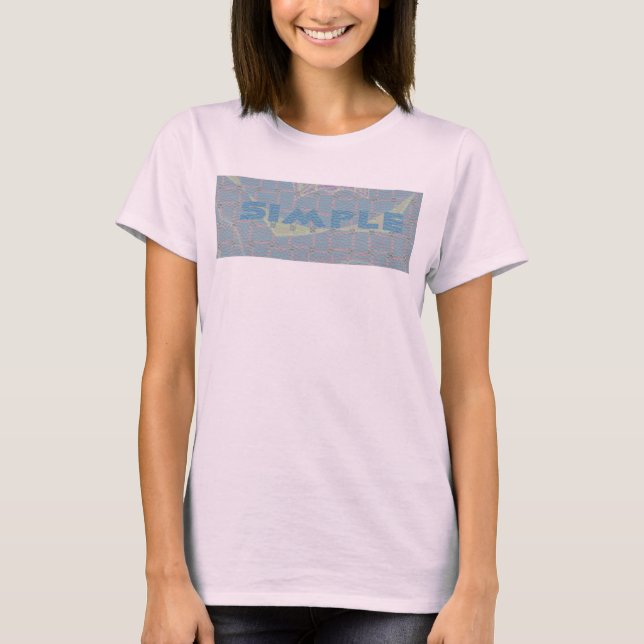 T-shirt Décontracté Extraordinaire Design simple (Devant)