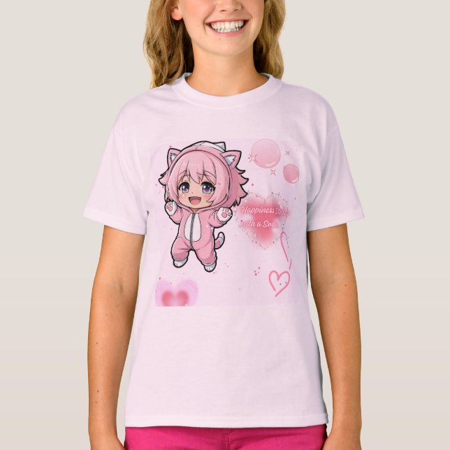 T-shirt décontracté mignon et tendance pour une ut (Devant)