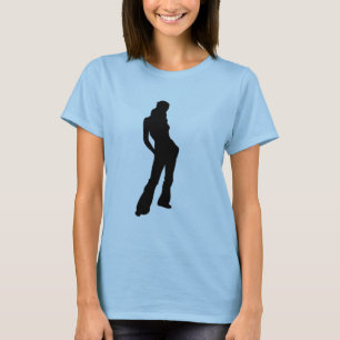 T-shirt décontractée fille Silhouette
