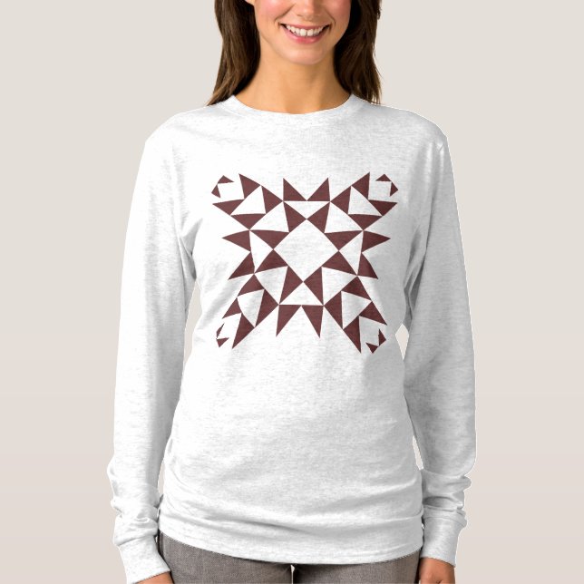 T-shirt Décor 01 - Brown foncé (Devant)