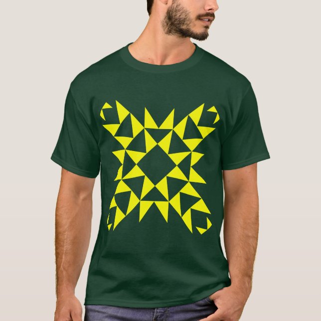 T-shirt Décor 01 - Jaune (Devant)