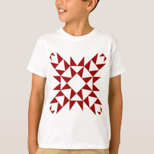 T-shirt Décor 01 - Rouge rubis