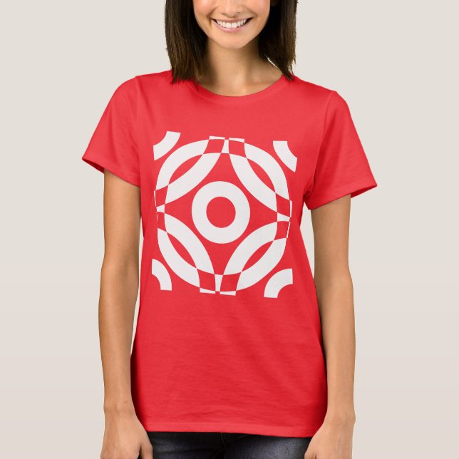 T-shirt Décor 02 - Blanc (Devant)