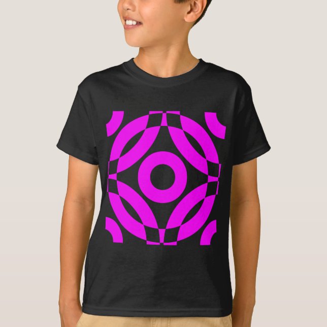 T-shirt Décor 02 - Magenta (Devant)