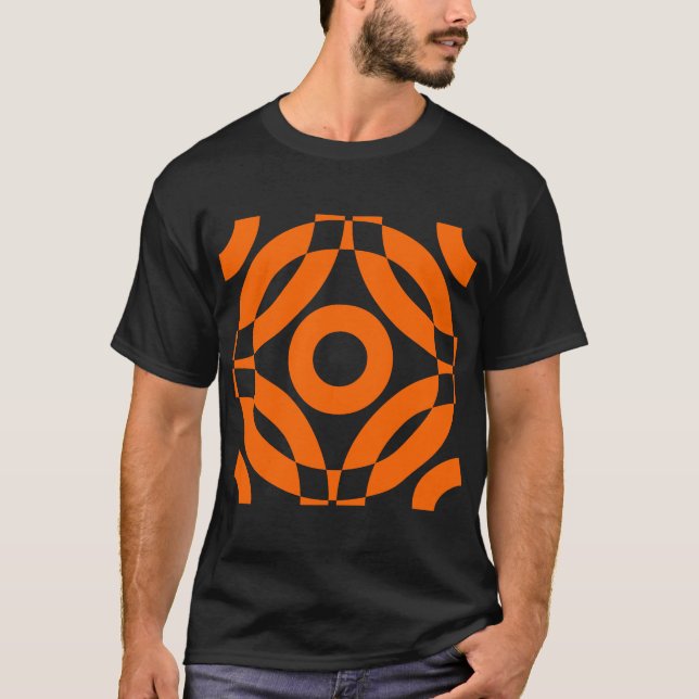 T-shirt Décor 02 - Orange (Devant)