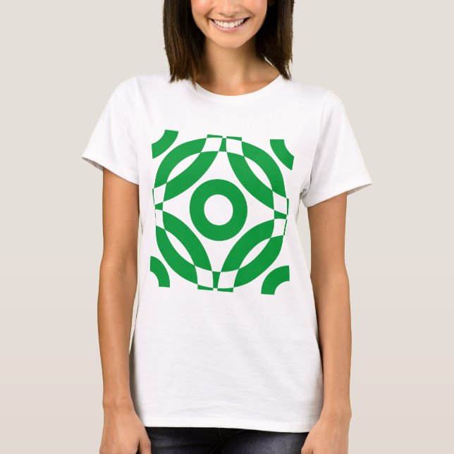 T-shirt Décor 02 - Vert herbe (Devant)