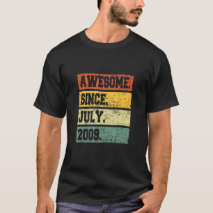 T-shirt Décor 13ème Anniversaire 13 Ans Magnifique Depuis 