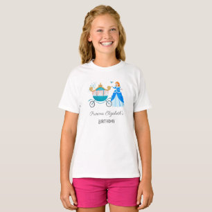 T-shirt Décor de fête d'anniversaire de la princesse Cendr