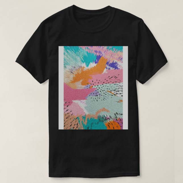 T-shirt Décor de la maison Abstraite Vape été (Design devant)