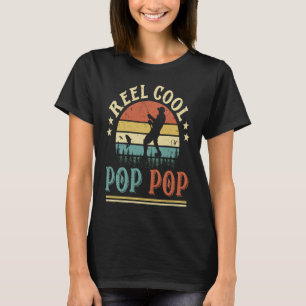 T-shirt Décor vintage pour amateurs de pêche hommes pop po