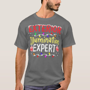 T-shirt Décorateur de lumière de Noël