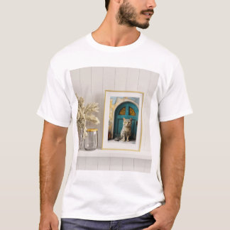 T-shirt Décoration Art Chat Moderne