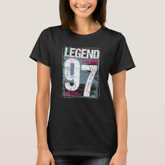 T-shirt Décoration d'anniversaire 25 ans vintage 1997