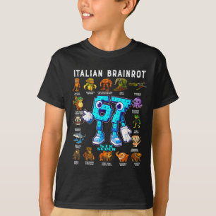 T-shirt Décoration d'anniversaire drôle Brainrot italien 6